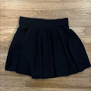 Black skater skirt